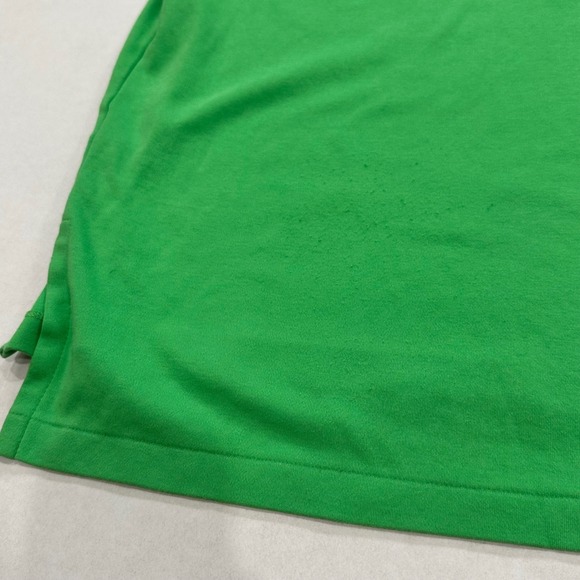 Polo Ralph Lauren Custom Fit Polo Shirt Mens Large L Green Purple Logo - Picture 8 of 9